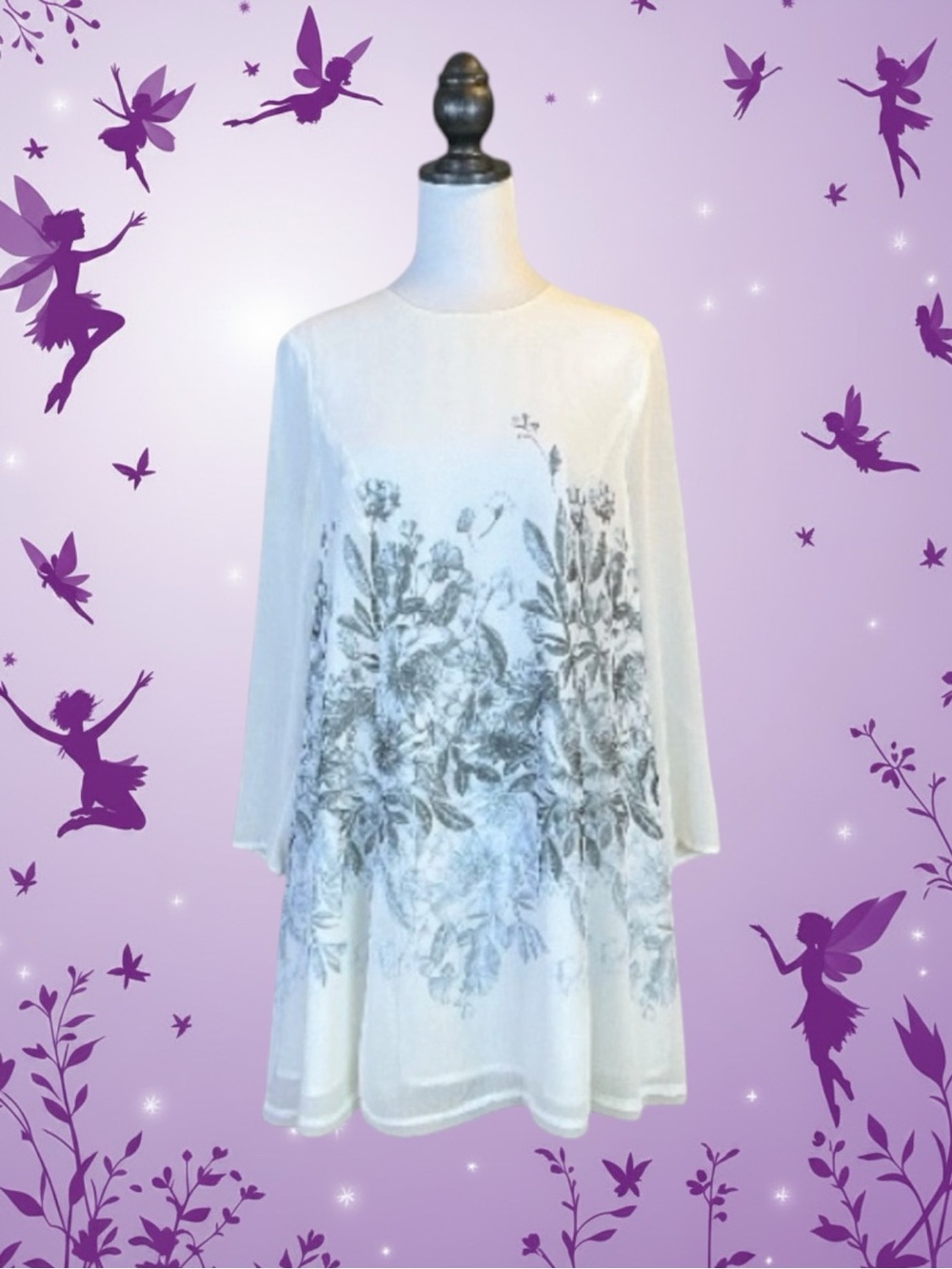 Urban Outfitters Kimchi Blue Mod Boho Coquette Cottagecore Fairycore Dress M
